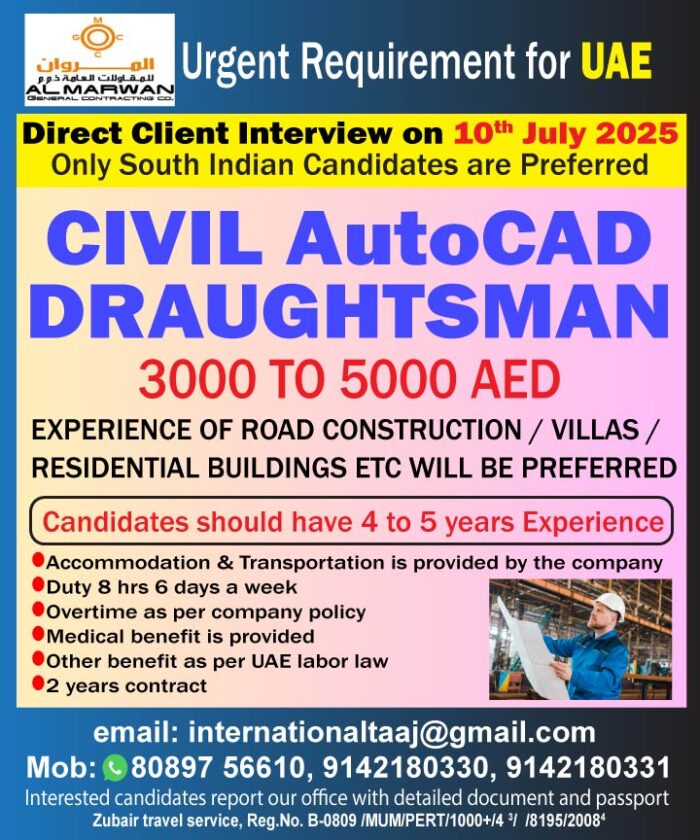 Civilautocaddraughtsman_uae