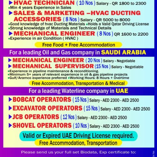 mechanical engineer_ qatar