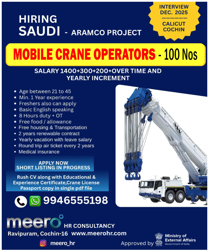 mobile crane operators