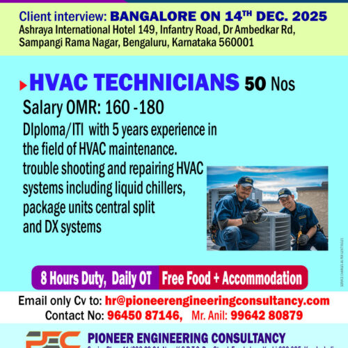HVAC Technicians, oman