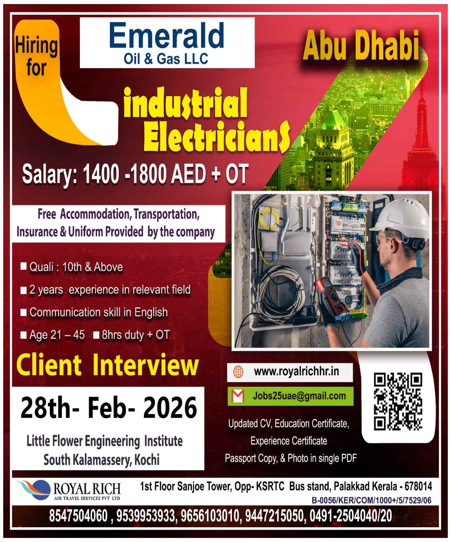 Industriel electricians_abubhabi