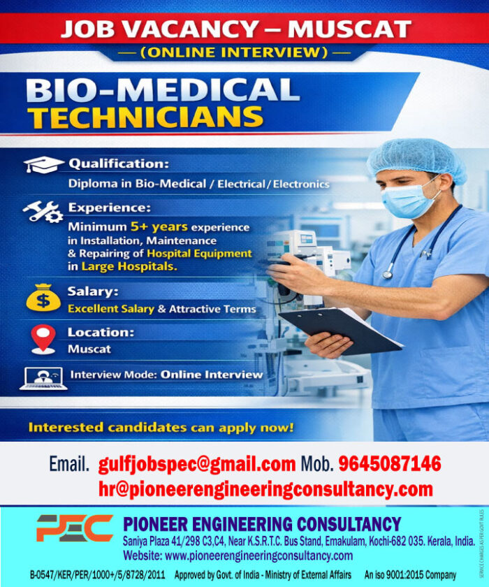 Bio medical technicians_Muscat